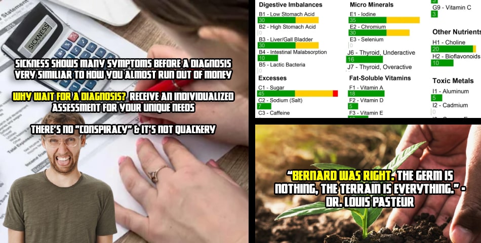 health is wealth; diagrams and calculators