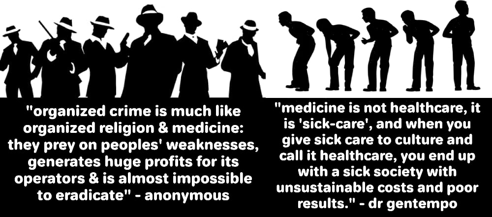 organized religion and medicine: mafias