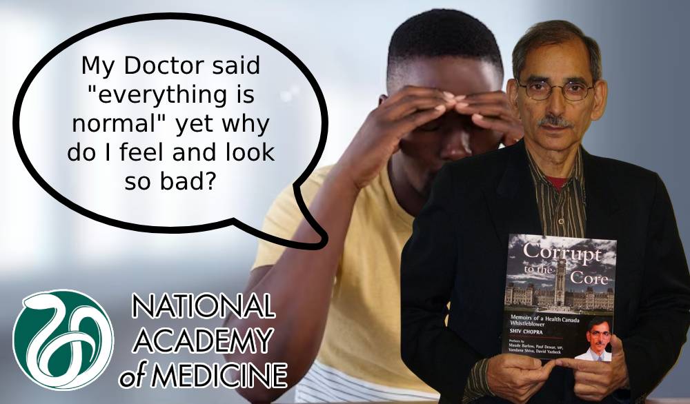 Canada's cellular nutritional guidelines rigged by USA National Academy of Medicine