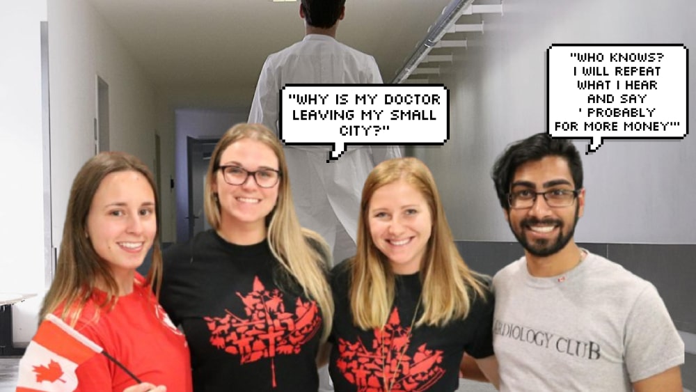 doctor leaving people wondering why